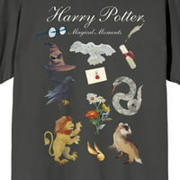 Harry Potter složene ikone Crew vrat kratkih rukava Ženska majica-XXL