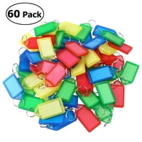 WINOMO multi-boja plastični ključ fobi za prtljag za prtljag oznake naljepnica sa tipkama za ključeve