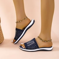 Luiyenes Sandale platforme prozračne dame Sandale cipele modni ženski papučići rhinestone