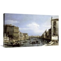 u. Grand Canal, Venecija iz Campo di San Vio Art Print - Canaletto