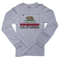 California State Flag - Posebna vintage izdanje muške majice dugih rukava