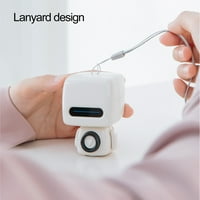Deyuer Prijenosni Bluetooth kompatibilan sa punjivim punjivim slatkim glavnim punjivim reprodukcijskim plejerom robota