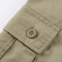 HHEI_K Tharts Muns Muške vanjske labave ležerne hlače Multi-džepne hlače od punog boja