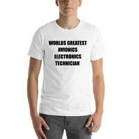 Najveće svjetove Avionics Electronics tehničar kratkih rukava pamučna majica majica po nedefiniranim poklonima