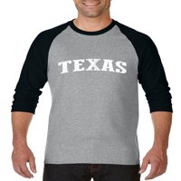 Arti - Muški raglan rukav za bejzbol majice, do veličine 3xl - Texas