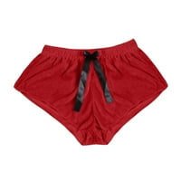 Penskeiy ženske baršunasto seksi mrlje pidžama mahacknot kratke hlače za bedro svjetluca XL crvena na prodaju