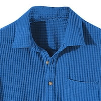 Muške polo majice Čvrsto kolor s kratkim rukavima Comfy meka golf košulja za muškarca