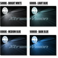 Xtremevision HID XENON zamjenske žarulje - Bi-Xenon H 8000K - Srednji plavi par