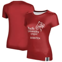 Ženski crveni pacifički bokseri Quidditch majica