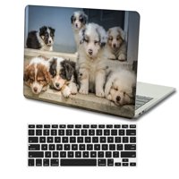 Kaishek je samo kompatibilan MacBook Pro S CASE objavljen model A1707, plastični poklopac s tvrdom kućišta + crna poklopac tastature, životinja A 0016