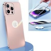 Za slučaj iPhone PRO MA sa ugrađenim zaštitnikom zaslona, ​​metalni aluminijski odvodnik od legure punog kućišta otporan na udarce za iPhone pro max, rosegold