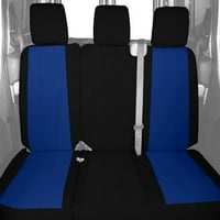Caltrend Stražnji split klupa Neosupreme navlake za sjedala za - Ford Bronco - FD575-04nn plavi umetak sa crnom oblogom