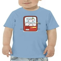 Slatka bakarska dizalica Igra Majica Toddler -Image od Shutterstock, Toddler