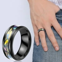 Prsten za ženske ljuske titanijum prsten za muškarce Popularni izuzetno jednostavan modni nakit Popularni dodaci Ženski prsten