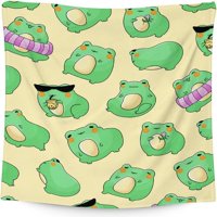 -Dake Frog pokrivač poklona, ​​50 x60 slatko bacanje za djevojke djeca, meka ugodno plišano nejasno pokrivač za kauč na razvlačenje