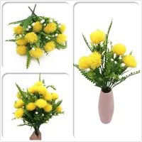 Maslačak umjetni cvjetovi biljke Buket plastični cvijet za uređenje doma vjenčani unutarnji dekor vanjski dekor