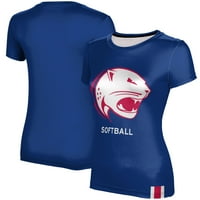 Ženska plava Južna Alabama Jaguari Softball majica