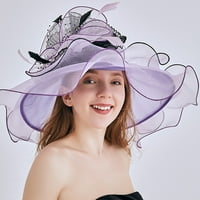 Ženska crkva kapa široki ljetni šešir za zabavu