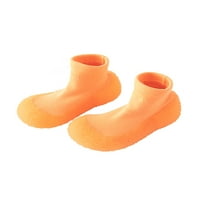 Gomelly Mens ženske ne-klizne bosonosne čarape cipele u zatvorenom fitnesu sportske cipele hodajuća plaža casual lagana obuća užarena narandžasta narandžasta 4Y-5,5y