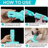 Pas četkica za zube izrađena od prirodne gume, žvakaća igračka za čišćenje zuba, zubne nege, trening štenad
