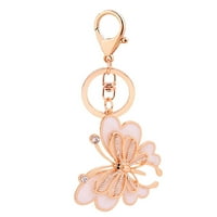 Desktop Ornament Rose Gold Slatka torba Charm tipka Pogodna za dame i djevojke Pokloni Početna Dekoracija + Bež