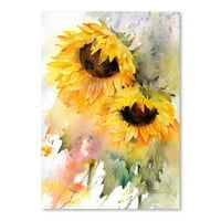 AmericanFlat Sunflower Duo Rachel Mcnaughton Poster Art Print