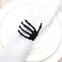Postavite kreativni prsten za salvetu za ruke salvete izvrsnog držača užasa za Halloween