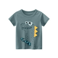 Dječja odjeća Uniziraj baby majicu Pamučni slatki crtani vrhovi za ispis za 1- godine Chmora