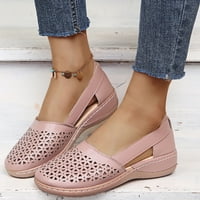 Ženske ravne sandale Ljetne casual cipele Lagana klizanja na natikalima svijetlo ružičasta veličina 8.5