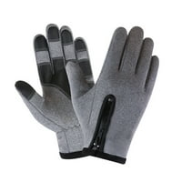 Mralic rukavice mittens topli vjetrootporni vodootporni antiskid na otvorenom sportove rukavice sive + m
