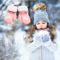 Rukavice rukavice Slatke rukavice zadebljane za dječake i tople djevojke rukavice rukavice ružičaste