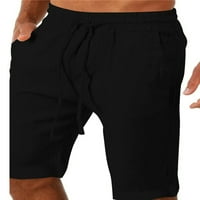 Paille muškarci za crtanje koljena Dužina koljena Kratke hlače Havajski vježbanje uz plažu sa džepovima Dno Odmorice Ljetne kratke hlače