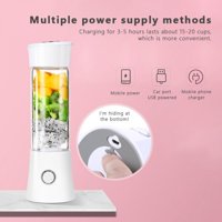 Orchip Electric Sigurnosni čaša, Mikser za voćni sok, Mini prijenosni punjivi sokovi za miješanje drobljenje leda Smoothie Travel Blunder Mješalica