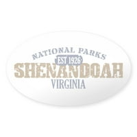 Cafeprespress - Nacionalni park Shenandoah VA - Naljepnica