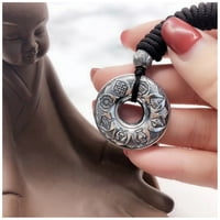 Oznaka ogrlica od mani padmei Hum Privjesak povoljna osam oblikovanja blagajča sa mirnom kopčom za mušku žensku ličnost retro nakita 1