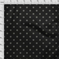 Onuone pamučni dres Black tkaninski blok zanatski projekti Dekor tkanina Štampano od dvorišta široko