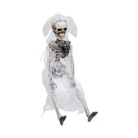 Fnochy Home Decor Clearence Halloween Hang Skull lull komora Zabavni nestašan Prop kostur dekor