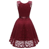Crvene haljine za žene Ljetne modne haljine veličine xxl