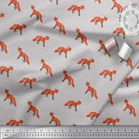 Soimoi siva teška satenska tkanina za životinjsko dekor od tiskanog dvorišta široko