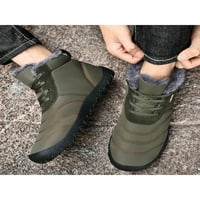 Harsuny Muškarci Hodanje Udobne cipele za snijeg Nosip ravna casual potez na čizme Olive zelena 6