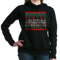 Cafepress - Ja sam fotograf Božić ružna miješalica - pulover Hoodie, klasična i udobna dukserica s kapuljačom