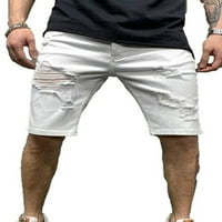 Muške raštpane nevoljene traper kratke hlače Ljetne casual traperice raste pola pantalone