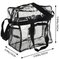 Prozirna torba Sigurnosna sigurnosna putovanja i teretana Clear Bag, pogledajte kroz tote torbu za posao, sportske igre i koncerte