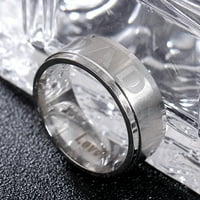 Do 65% OFF AMLBB prstenovi za žene Djevojke modno pismo Tata zvona Muški titanijum čelični prsten nakit prsten nakit poklon na klirensu