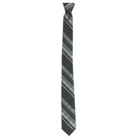 Američka krpa muške crne prugaste kravata