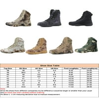 Colisha Muška planinarska cipele čipke up udruge borbene čizme taktička vojska čizma iz džungle prozračne cipele na otvorenom pustinjska pustinjska mamuflaža 8.5