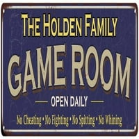 Holden Porodični poklon plava igra metalni znak 206180037602