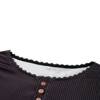 Ženski pulover, maslačak Print Okrugli vrat dugih rukava s gumbima za proljetni pad, s m l xl