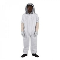 Unizno profesionalno bijelo veliko pčelarsko odijelo sa rukavicama