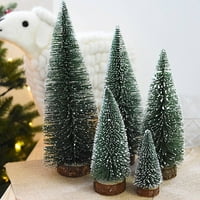 Umjetna stolna mini borov božićni ukrasi Festival plastična minijaturna stabla